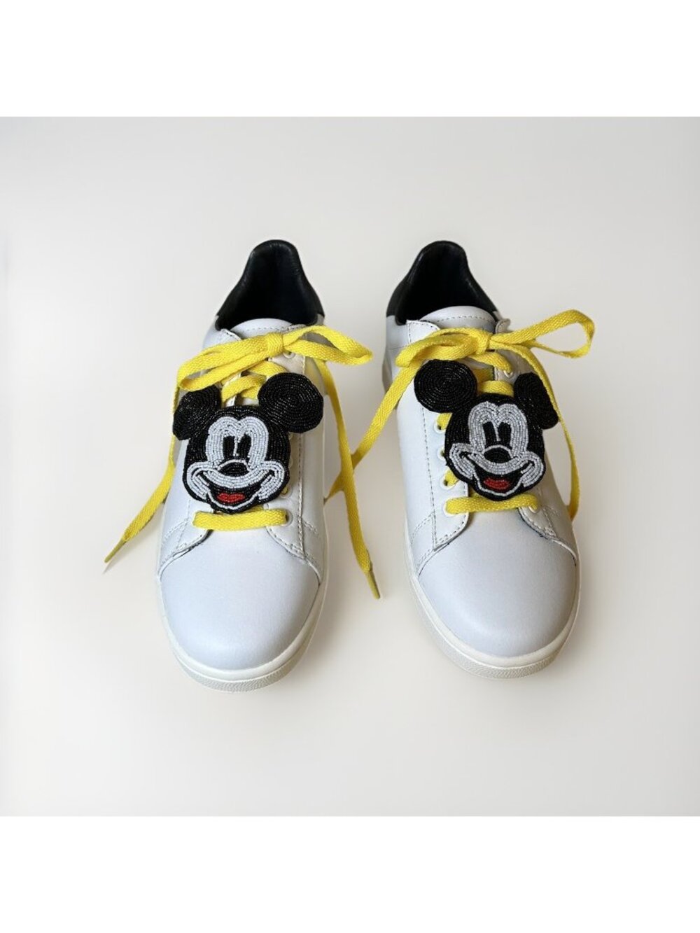 MOA (Master of Art) x Disney Mickey Mouse Sneakers Shoes beads Leather size 7